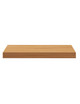 Red Oak Plain Sliced - Veneer Floating Shelf Horizontal End Red Oak Plain Sliced - Veneer Floating Shelf Horizontal End